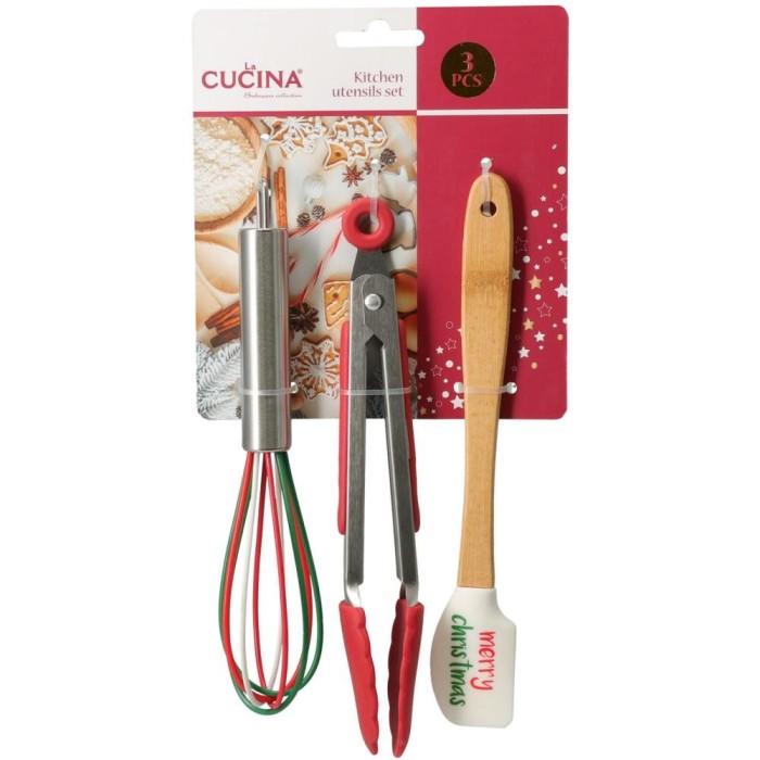 3 UTENSILI CUCINA SILICONE